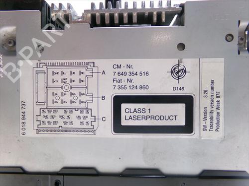 Radio OPEL COMBO Box Body/MPV (X12) 1.3 CDTI (B05) | BP27444178E6  - Image 5