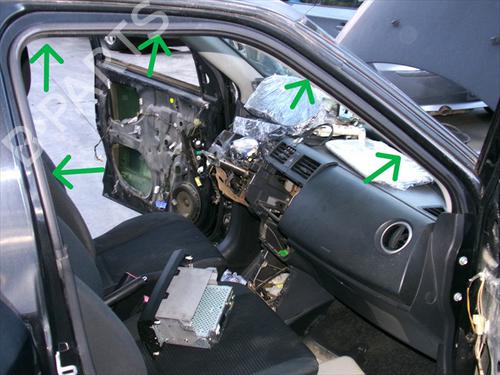Used Rubber door seal Rubber door seal SUZUKI SWIFT III (MZ, EZ) 1.3 DDiS (RS413D) (75 hp) 40179647 40179647