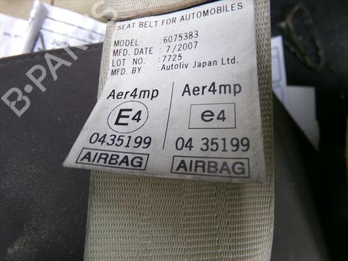Front left seatbelt HONDA CR-V III (RE_) 2.2 i-CTDi 4WD (RE6) | BP37231544I26 - Image 2