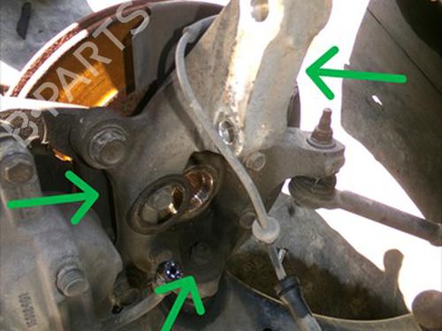 Achsschenkel rechts vorne für Achsschenkel rechts vorne CHRYSLER GRAND VOYAGER V (RT) 2.8 CRD (163 hp) 33265841 33265841