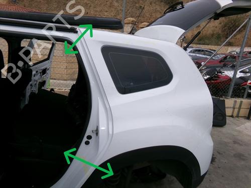 Used Left rear fenders Left rear fenders DACIA DUSTER (HM_) 1.0 TCe 100 (HMMT) (101 hp) 40621973 40621973