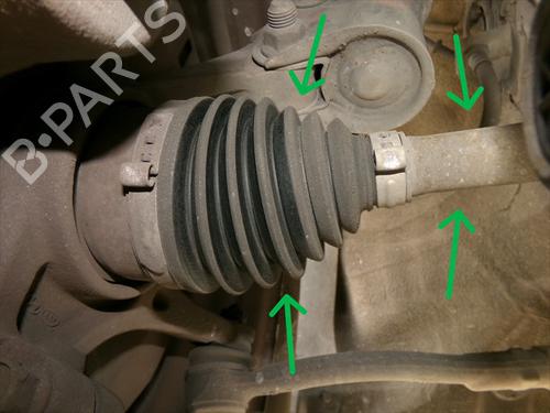 Used Left front driveshaft KIA RIO III (UB) 1.25 CVVT (86 hp) 31847822