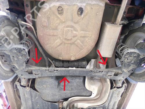 Used Rear axle Rear axle OPEL CORSA F (P2JO) 1.2 (68) (75 hp) 40179462 40179462