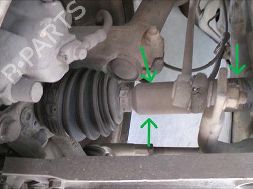 Used Right front driveshaft Right front driveshaft VW GOLF V (1K1) 1.9 TDI (105 hp) 34207381 34207381