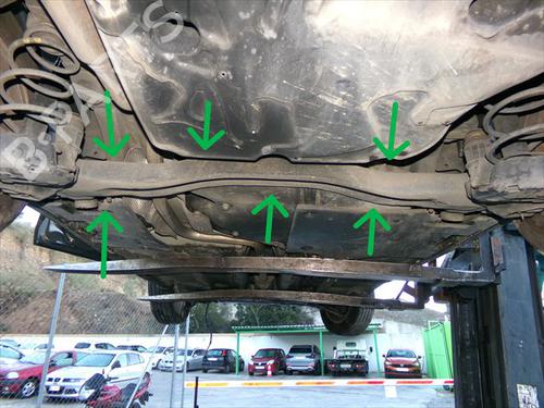 Used Rear axle Rear axle CITROËN C4 Picasso II 1.6 HDi 90 (92 hp) 31241885 31241885