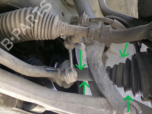 Used Right front driveshaft Right front driveshaft ALFA ROMEO 159 (939_) 1.9 JTDM 16V (939AXC1B, 939AXC12) (150 hp) 36070663 36070663