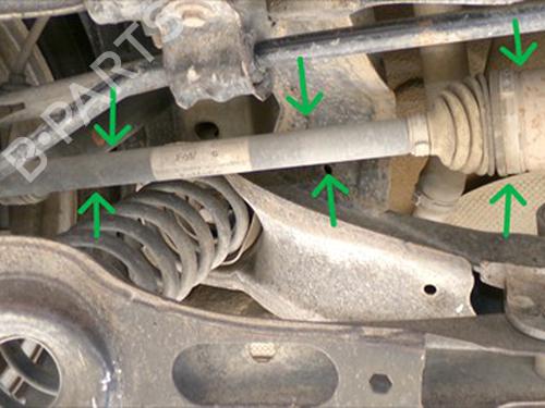 Used Right rear driveshaft Right rear driveshaft FORD KUGA I 2.0 TDCi (140 hp) 39612043 39612043