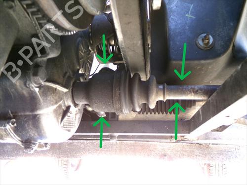 Left front driveshaft AIXAM A.721 0.4 D | BP33423371M38 - Image 2