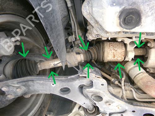 Right front driveshaft FORD KUGA I 2.0 TDCi | BP39612042M39 - Image 1