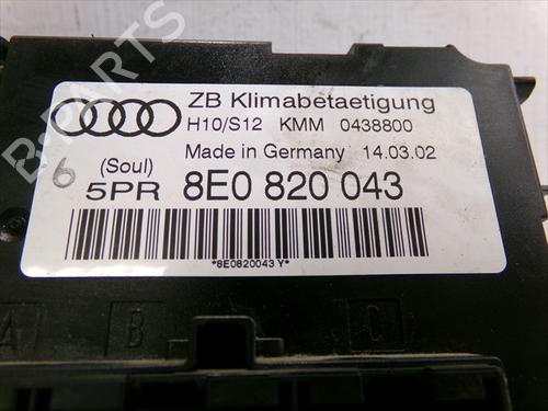 Climate control AUDI A4 B6 (8E2) 1.9 TDI | BP33264929I5  - Image 5