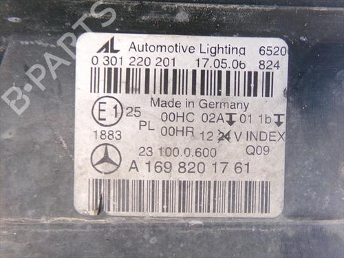 Left headlight MERCEDES-BENZ B-CLASS Sports Tourer (W245) B 200 CDI (245.208) | BP31918289C28