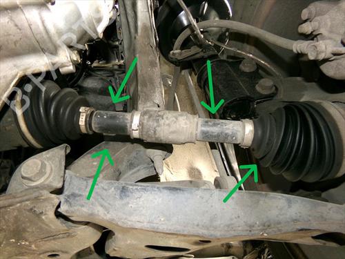 Used Left front driveshaft TOYOTA COROLLA Estate (_E12_) 2.0 D-4D (CDE120_, CDE120R) (90 hp) 31658768