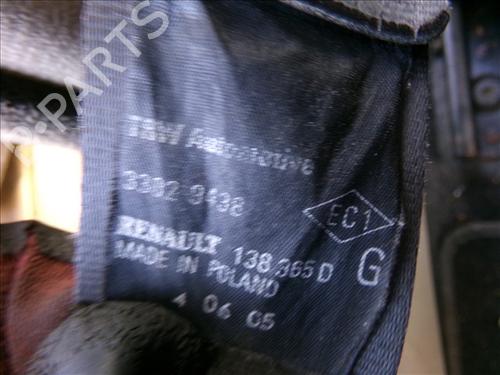Front left seatbelt RENAULT MODUS / GRAND MODUS (F/JP0_) 1.5 dCi (FP0D, JP0D) | BP28488410I26 - Image 2