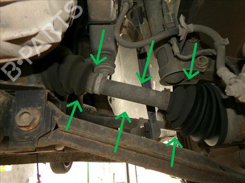Used Left front driveshaft Left front driveshaft OPEL ASTRA H CLASSIC Estate (A04) 1.7 CDTi (L35) (110 hp) 30852512 30852512