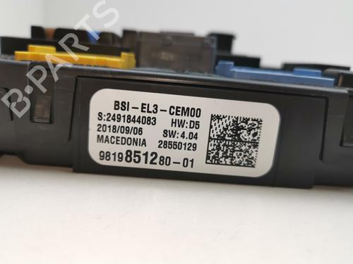 Fuse box PEUGEOT 308 II (LB_, LP_, LW_, LH_, L3_)  | BP29289518E1 