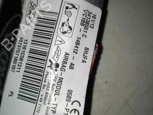 Left curtain airbag FORD FIESTA VI (CB1, CCN) 1.6 TDCi | BP28998427C11 