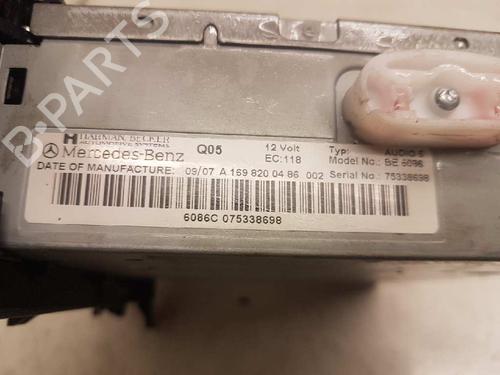 Radio MERCEDES-BENZ A-CLASS (W169) A 180 CDI (169.007, 169.307) | BP28987568E6 