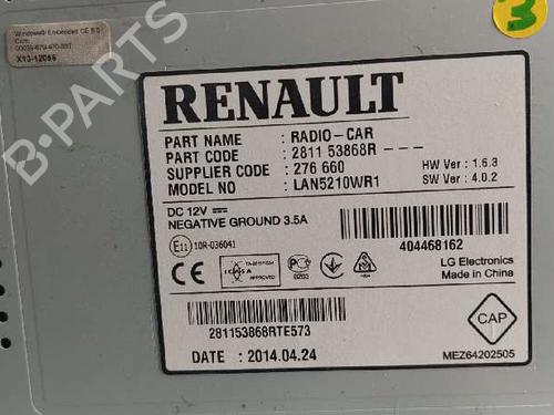 Radio RENAULT CLIO IV (BH_)  | BP28995454E6 