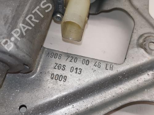 Front left window mechanism MERCEDES-BENZ SPRINTER 3,5-t Van (B906) 313 CDI (906.631, 906.633, 906.635, 906.637) | BP28999575C22 