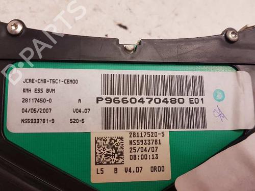 Instrument cluster PEUGEOT 307 Break (3E)  | BP28986448C47 