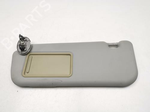 Used Left sun visor TOYOTA AVENSIS Saloon (_T27_) 2.0 D-4D (ADT270_, ADT270R) (124 hp) 31686318