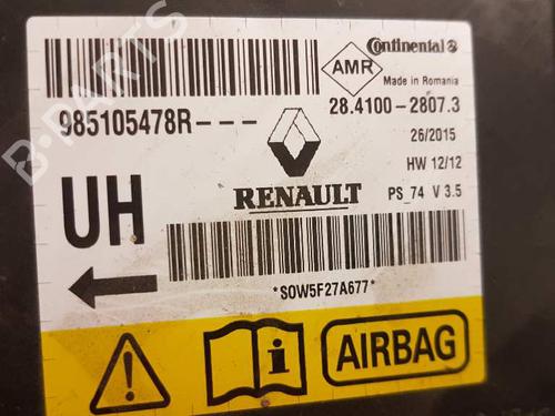 ECU airbags RENAULT MEGANE III Hatchback (BZ0/1_, B3_) 1.5 dCi (BZ1G, BZ1W, BZ0R) | BP28993521M53 