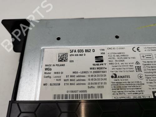 Radio CUPRA FORMENTOR (KM7, KMP) 1.5 TSI | BP39443100E6 - Image 3