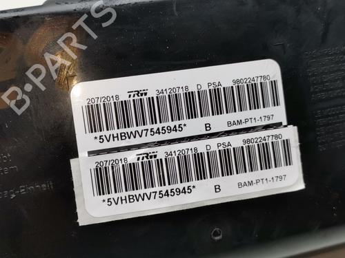 Left seat airbag PEUGEOT 208 I (CA_, CC_) 1.6 HDi | BP28990356C13 