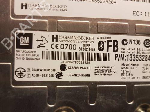 Elektronisk modul OPEL INSIGNIA A (G09)  | BP28984709M83 