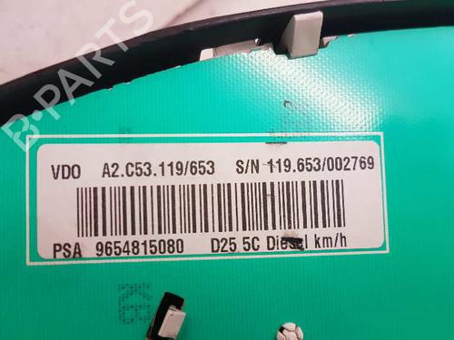 Instrument cluster PEUGEOT 407 Coupe (6C_) 2.7 HDi | BP28993205C47 