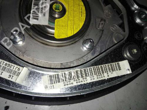Driver airbag MERCEDES-BENZ VITO / MIXTO Van (W639) 111 CDI (639.601, 639.603, 639.605) | BP28998340C9 