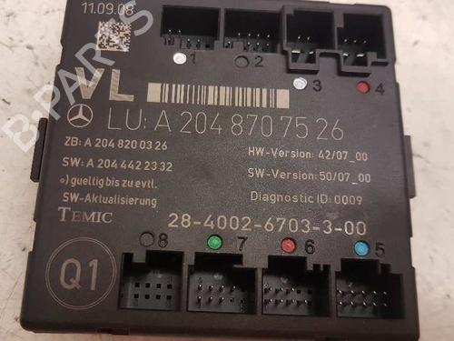 Elektronisk modul MERCEDES-BENZ C-CLASS (W204) [2007-2015]  28989045