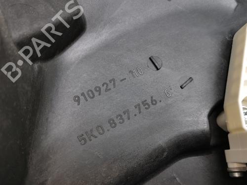 Rudehejsemekanisme Højre foran VW GOLF VI (5K1)  | BP29708524C23