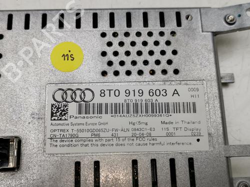 Display monitor AUDI A4 B8 Avant (8K5) | BP28991789C48