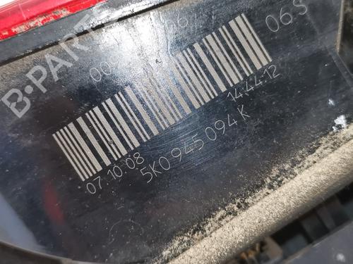 Right taillight VW GOLF VI (5K1) 1.6 TDI | BP28982687C35 