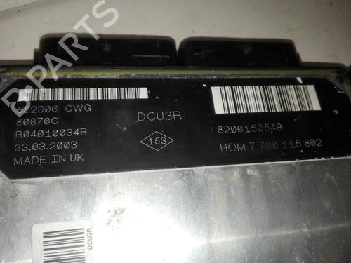 Engine control unit (ECU) RENAULT KANGOO (KC0/1_) D 65 1.9 (KC0E, KC02, KC0J, KC0N) | BP28988440M57 