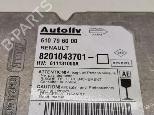 ECU airbags RENAULT CLIO III (BR0/1, CR0/1)  | BP28993062M53 