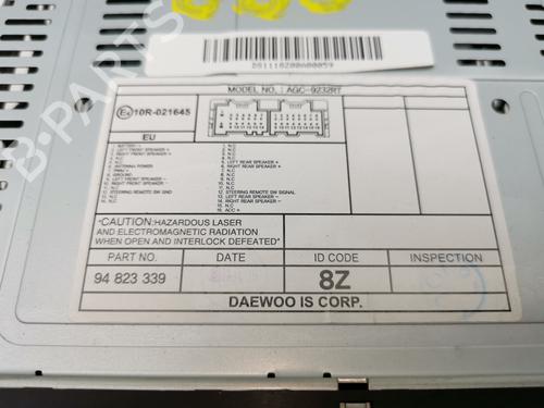 Radio CHEVROLET AVEO / KALOS Hatchback (T250, T255)  | BP29072041E6 