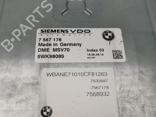 Engine control unit (ECU) BMW 5 (E60) 530 i | BP37177504M57 - Image 2