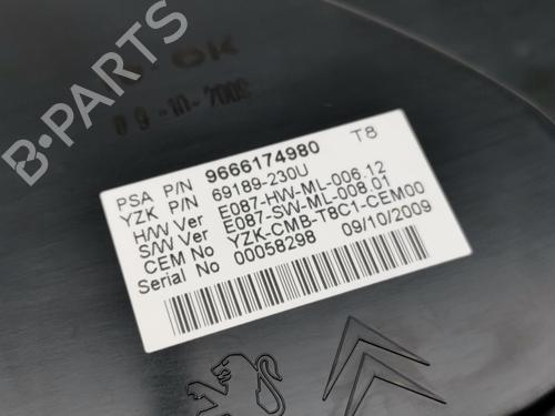 Instrument cluster PEUGEOT 5008 (0U_, 0E_) 1.6 HDi | BP29906033C47 