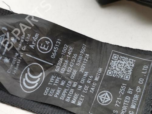 Rear right seatbelt MG MG ZS SUV (AZS1)  | BP28997492I28 