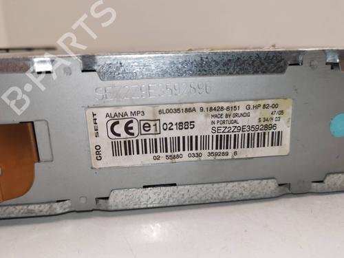 Radio SEAT CORDOBA (6L2) 1.9 TDI | BP28980697E6 