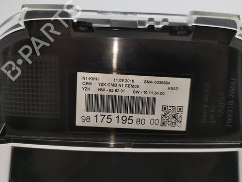 Instrument cluster PEUGEOT PARTNER Box Body/MPV (K9)  | BP29489170C47