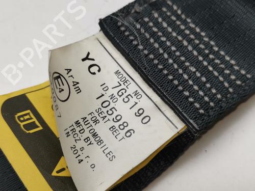 Rear center seatbelt TOYOTA YARIS (_P13_) 1.5 Hybrid (NHP130_, NHP130) | BP29810950I27