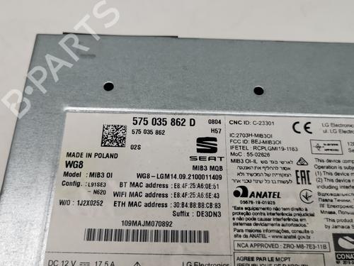 Radio SEAT ATECA (KH7, KHP)  | BP33818012E6  - Image 5