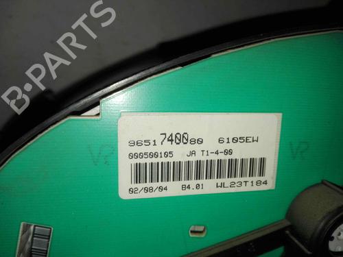 Instrument cluster PEUGEOT PARTNER Box Body/MPV (5_, G_) 1.9 D | BP28982591C47 