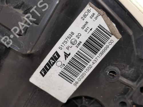 Left headlight FIAT BRAVO II (198_) 1.6 D Multijet (198AXM1B) | BP28993898C28 