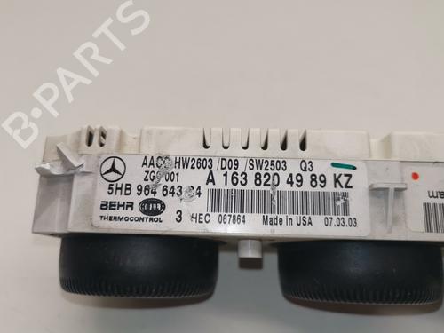 Climate control MERCEDES-BENZ M-CLASS (W163)  | BP28992271I5 