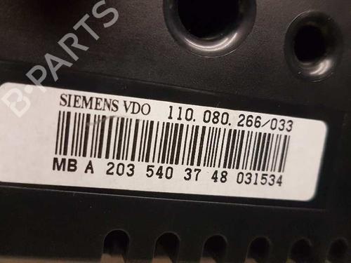 Instrument cluster MERCEDES-BENZ C-CLASS Coupe (CL203) C 220 CDI (203.708) | BP28993761C47