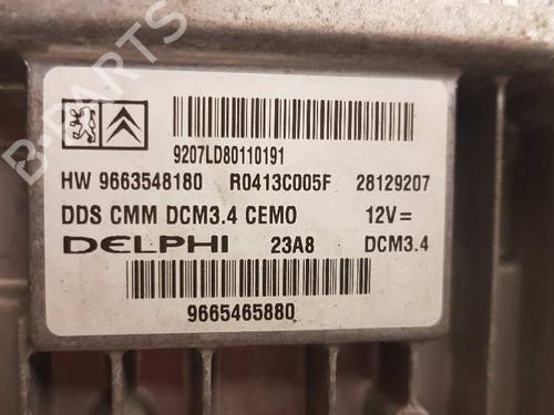 Engine control unit (ECU) PEUGEOT 307 CC (3B) 2.0 HDi 135 | BP28993146M57 